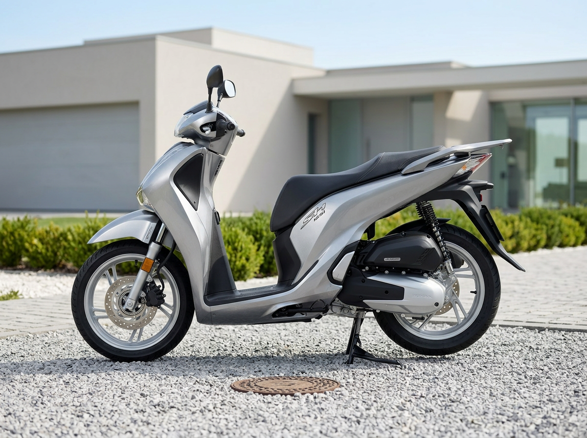 Honda JF68 — výcvikové vozidlo skútr autoškoly Hlaváček v Jičíně (A1 • automat)