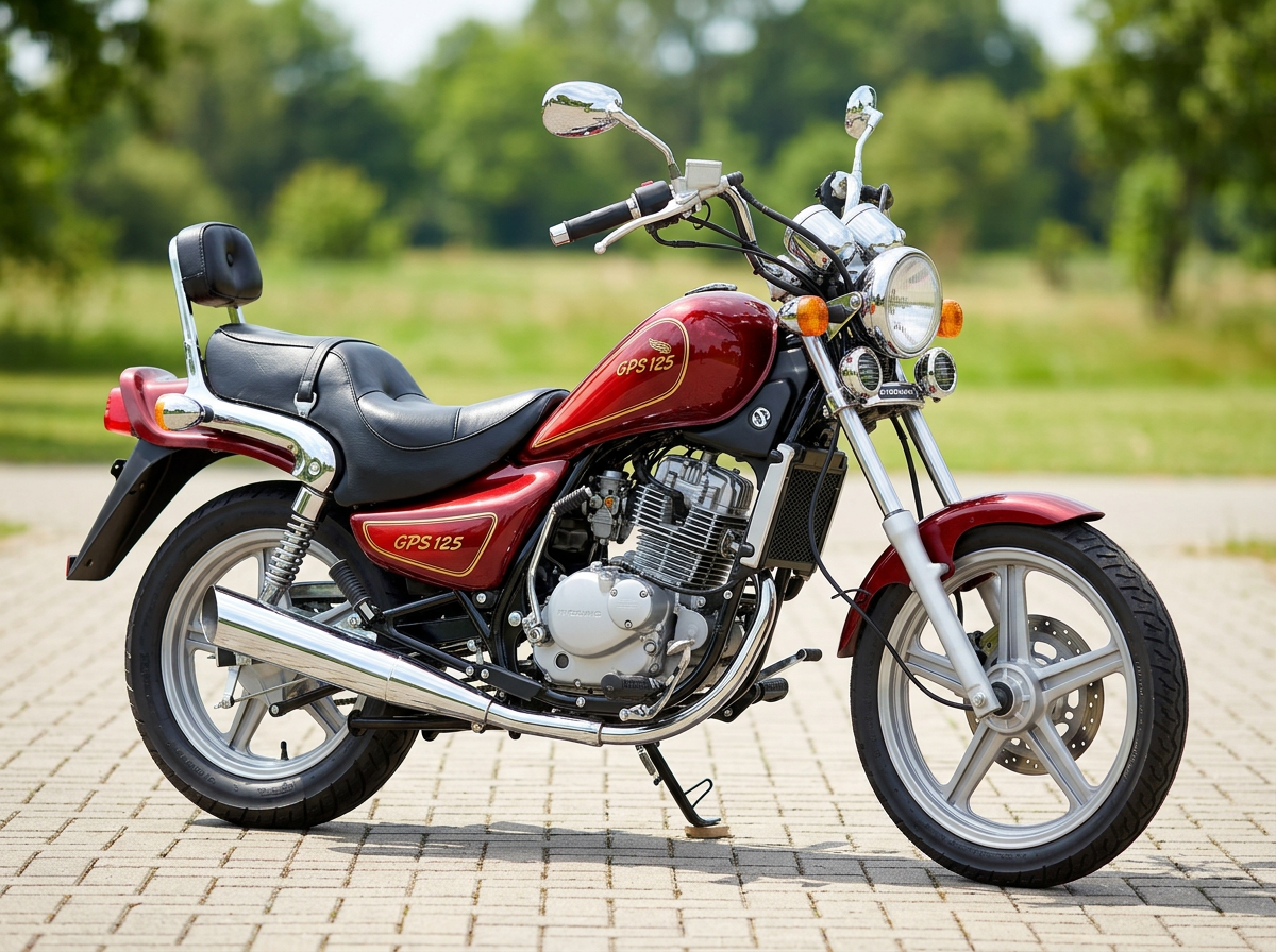 Hyosung GPS 125 — výcvikové vozidlo motocykl autoškoly Hlaváček v Jičíně (A1 • od 16 let)
