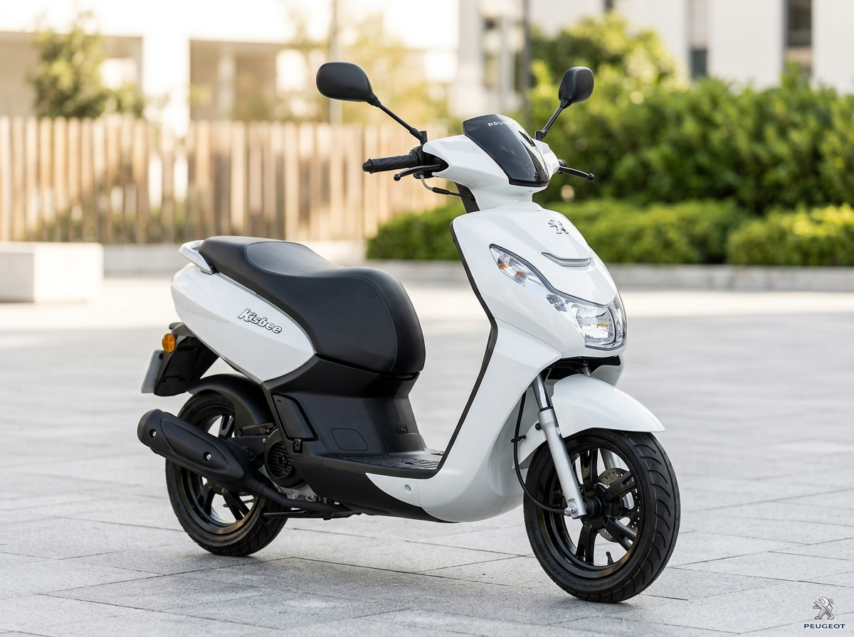 Peugeot KISBEE — výcvikové vozidlo skútr autoškoly Hlaváček v Jičíně (AM • od 15 let)